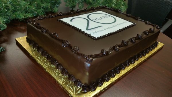 Image: CEA 20th anniversary cake