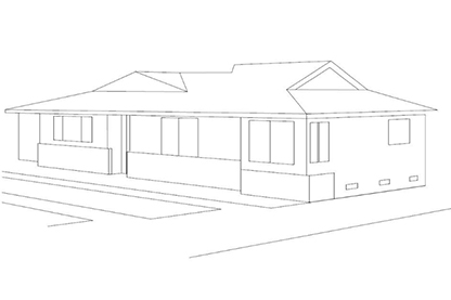 Image: What is a stem wall house - blueprint drawing