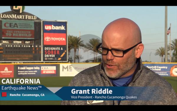 CEA’s “Earthquake Preparedness Night” at the Quakes was such a success.